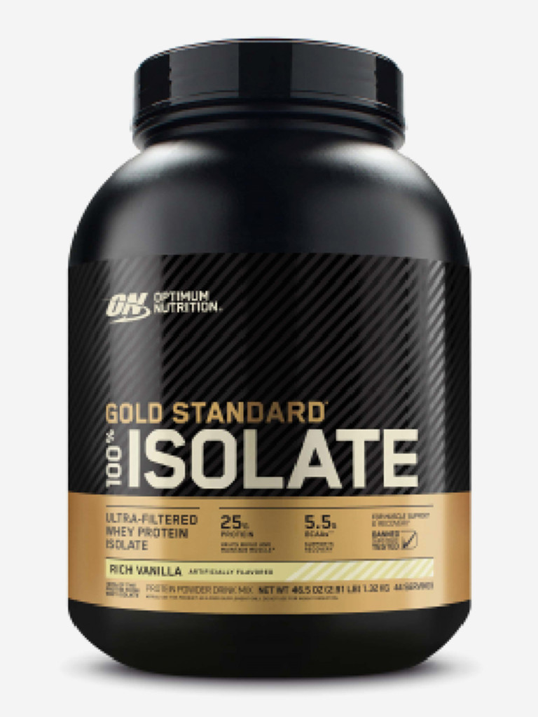 Протеин Optimum Nutrition Gold Standard Isolate, 1320 г, Богатая ваниль