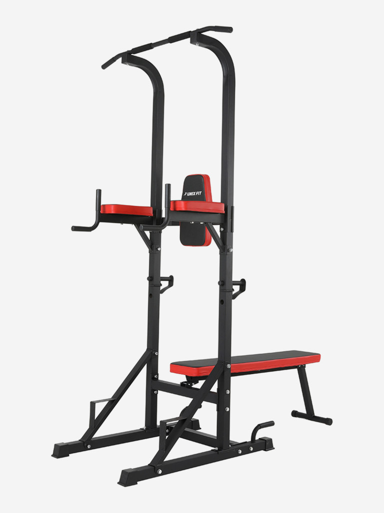 Турник-пресс-брусья со скамьей UNIX Fit Power Tower 120P