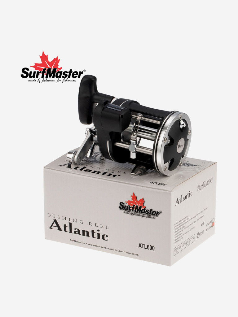 Катушка мультипликаторная Surf Master Atlantic ATL 600 4bb R со счётчиком
