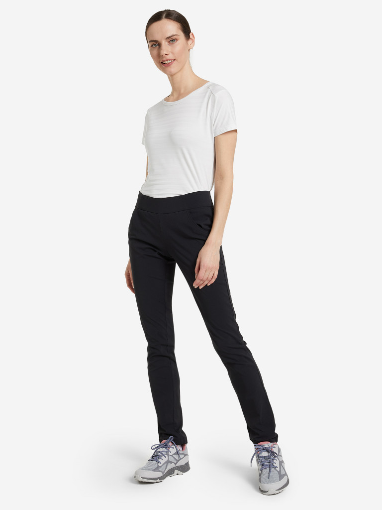 Брюки женские Columbia Anytime Casual Pull On Pant чёрный цвет — купить за  2499 руб. со скидкой 50 %, отзывы в интернет-магазине Спортмастер