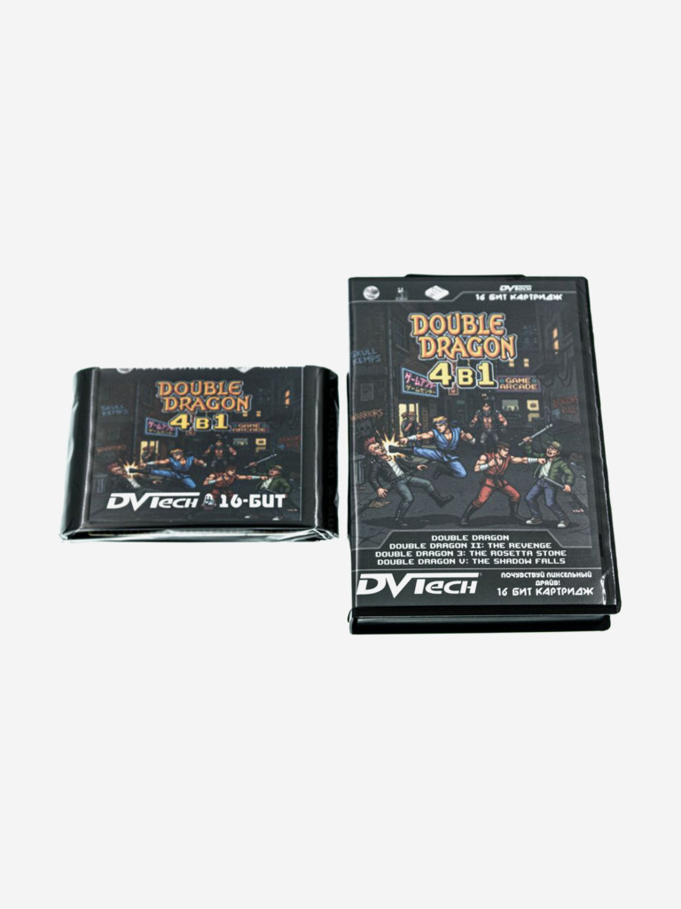 Картридж коллекционный DVTech Double Dragon 4 в 1