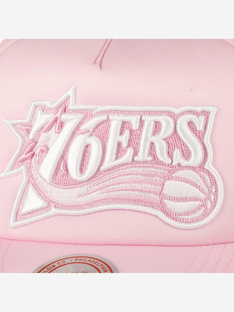 Бейсболка с сеточкой MITCHELL NESS 5HSSLD21130-P76PINK Philadelphia 76Ers NBA