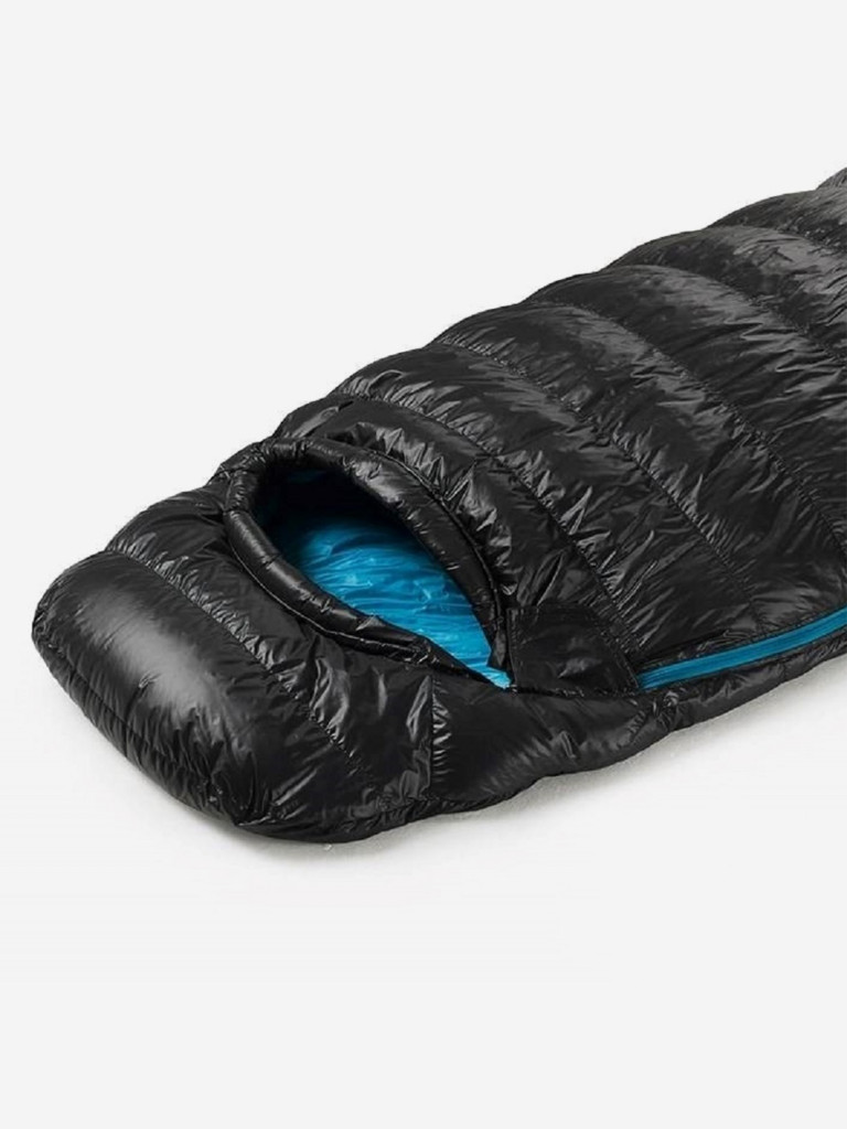 Мешок спальный Naturehike CW400 NH18C400-D с гусиным пухом М черный