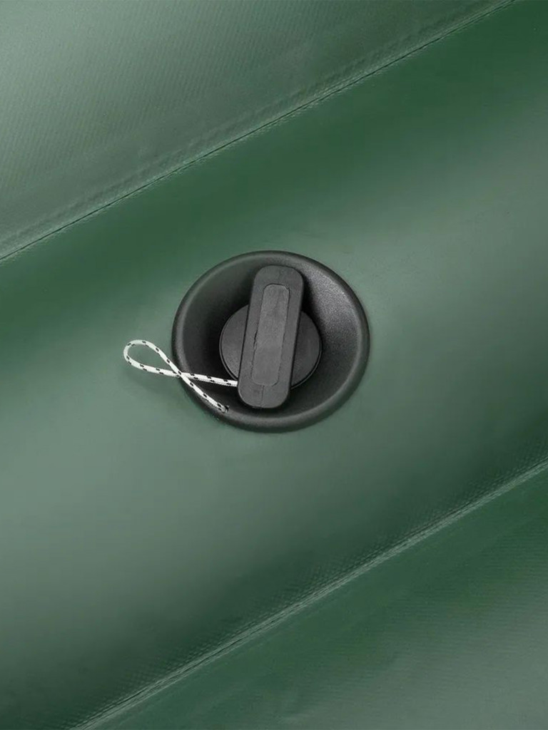 Лодка надувная для рыбалки Тонар Бриз А280 надувное дно, зеленый