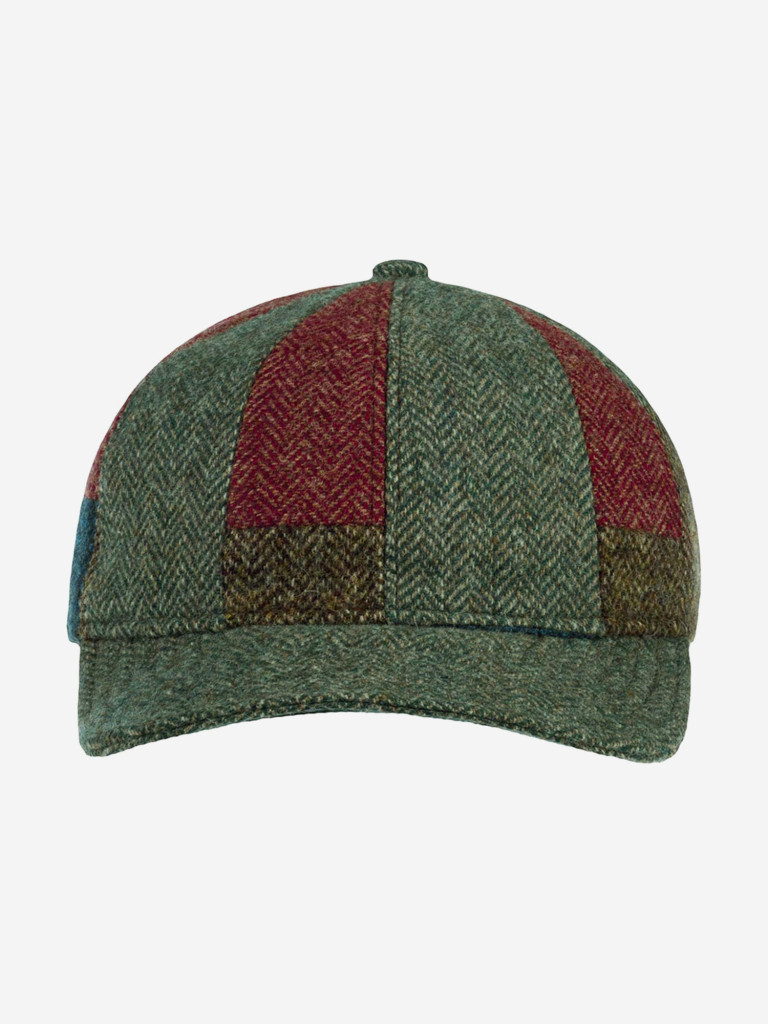 Бейсболка STETSON 7790502 BASEBALL CAP PATCHWORK WOOL (коричневый)