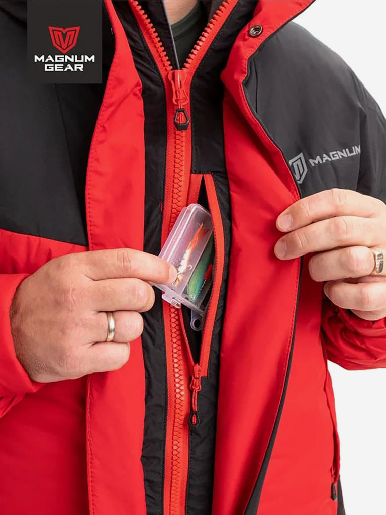 Костюм мужской MAGNUM GEAR ICEBERG PRO -25° С красный/черный