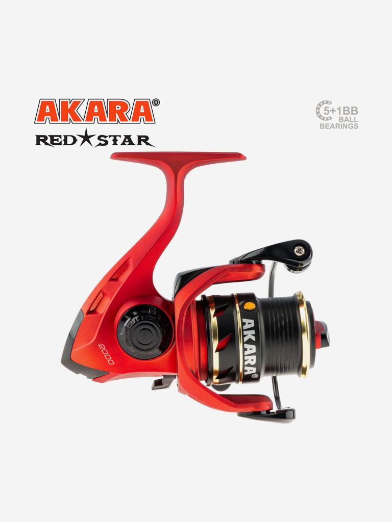 Катушка безынерционная Akara Red Star 1000 5+1bb