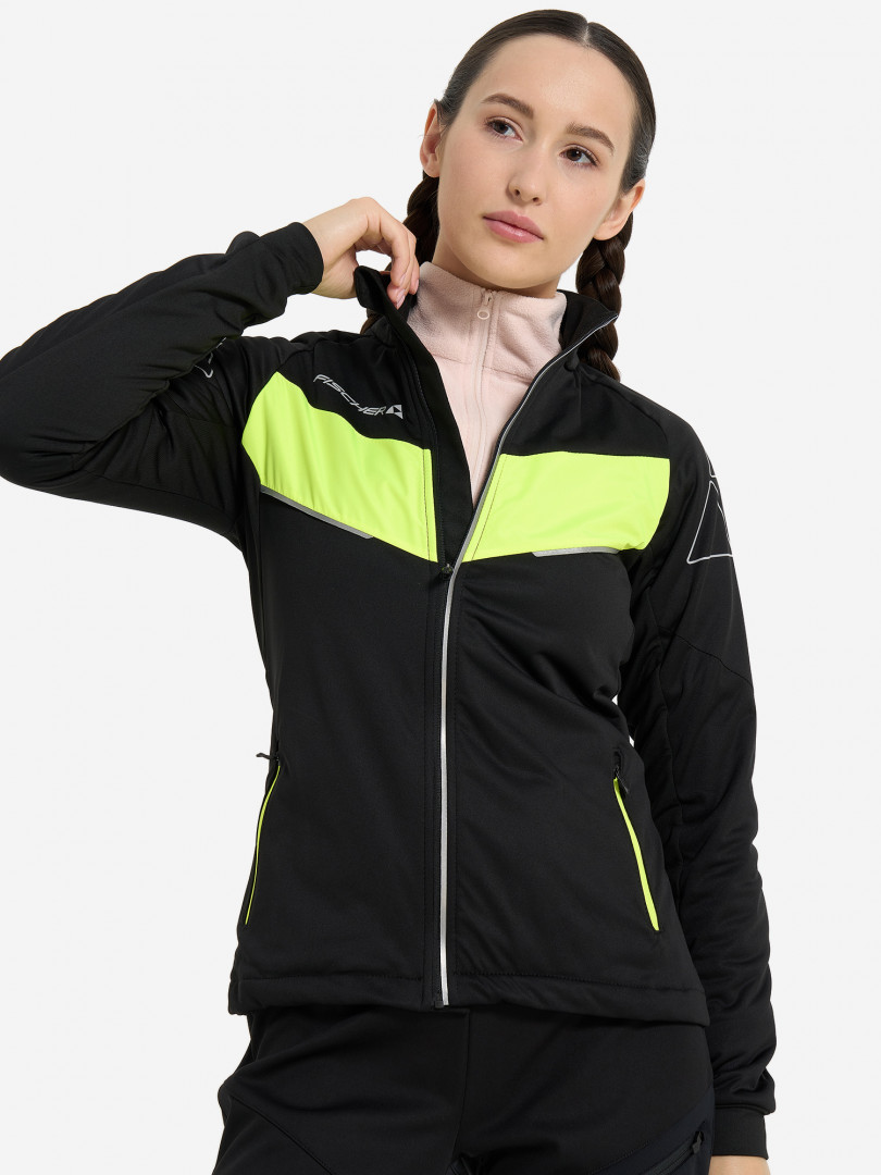 Куртка софтшелл женская Fischer 31684130299 Черный, размер 46,48, фото 2