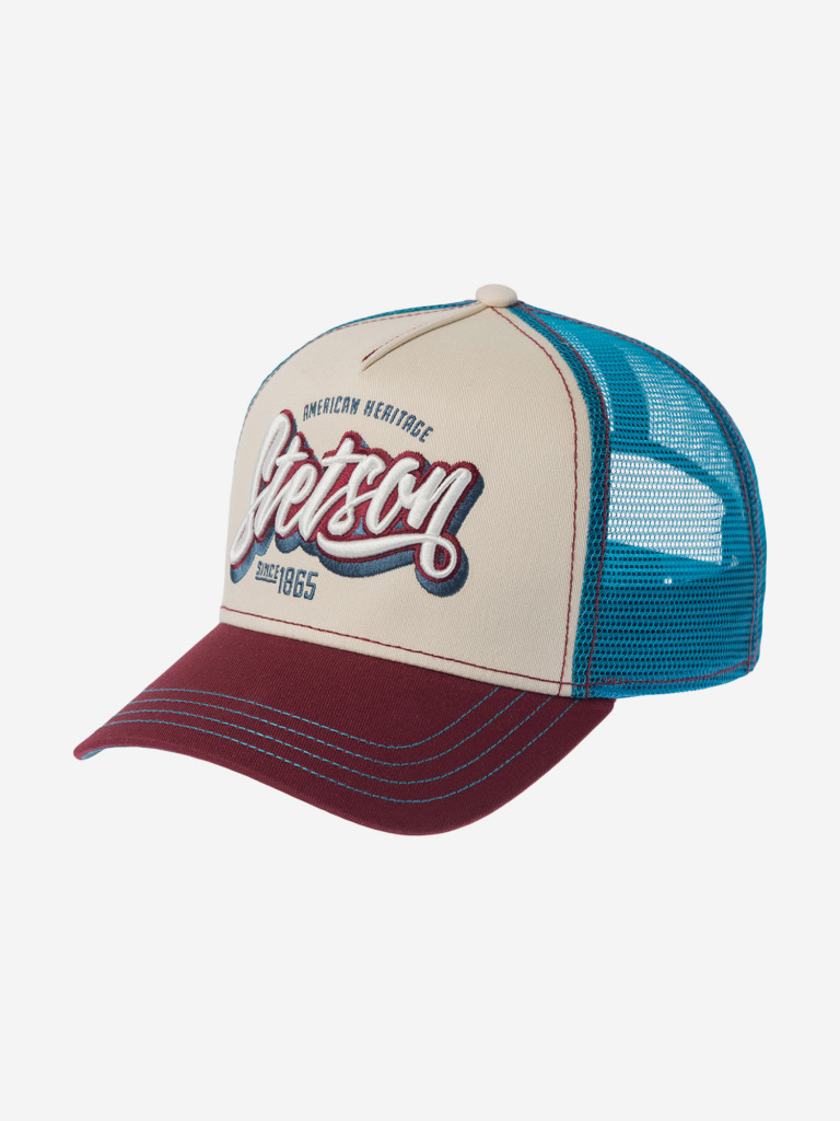Бейсболка с сеточкой STETSON 7741108 TRUCKER CAP ONE FOR ALL