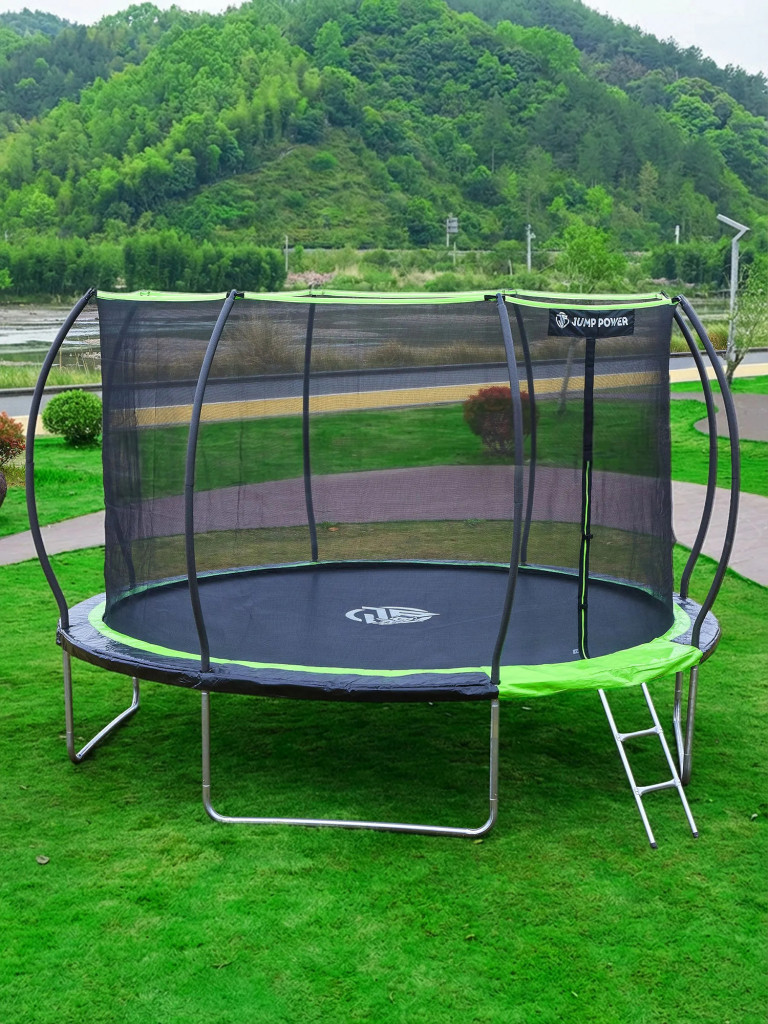 Каркасный батут Jump Power 12 ft inside Lite Green