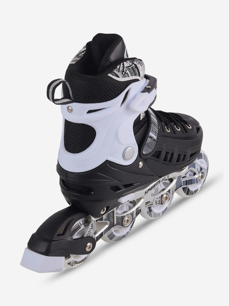 Роликовые коньки CITYRIDE, раздвижные, PU/первое колесо светится, JB8800084