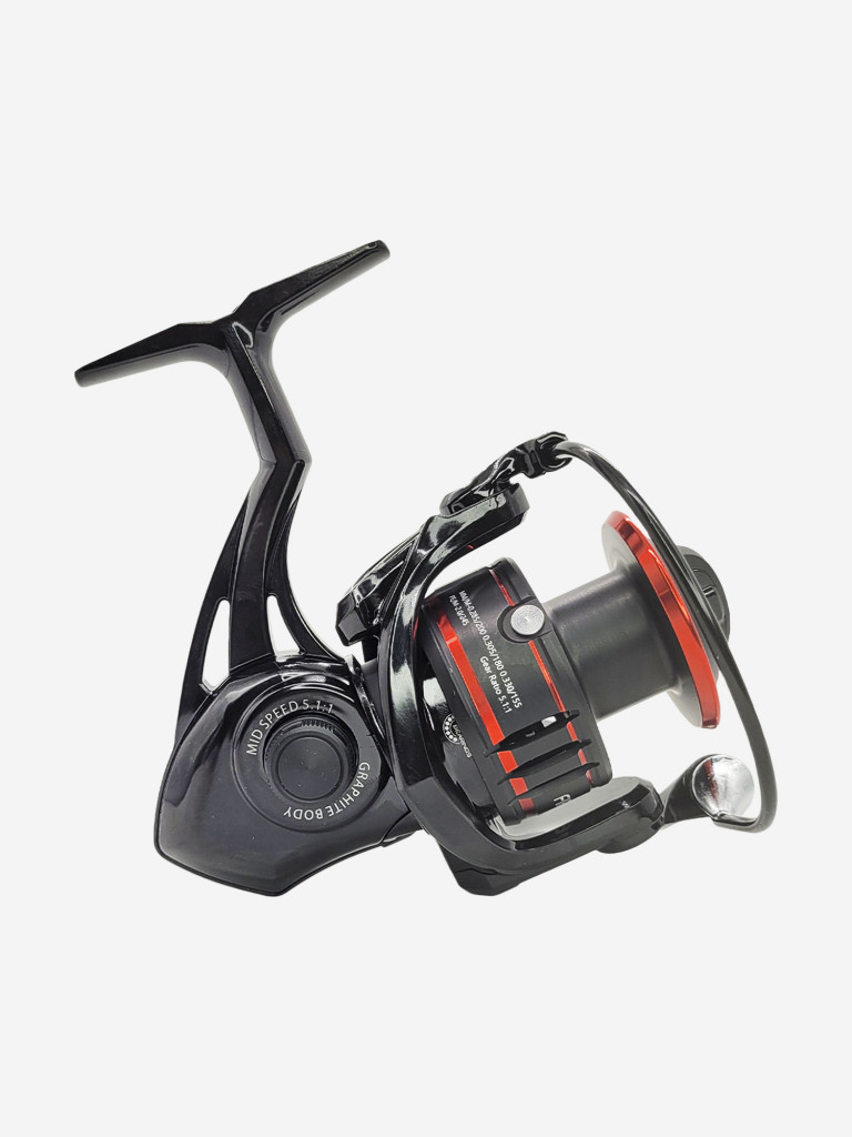 Катушка для спиннинга Nautilus FIRE 2500, катушка для удочки с передним фрикционом