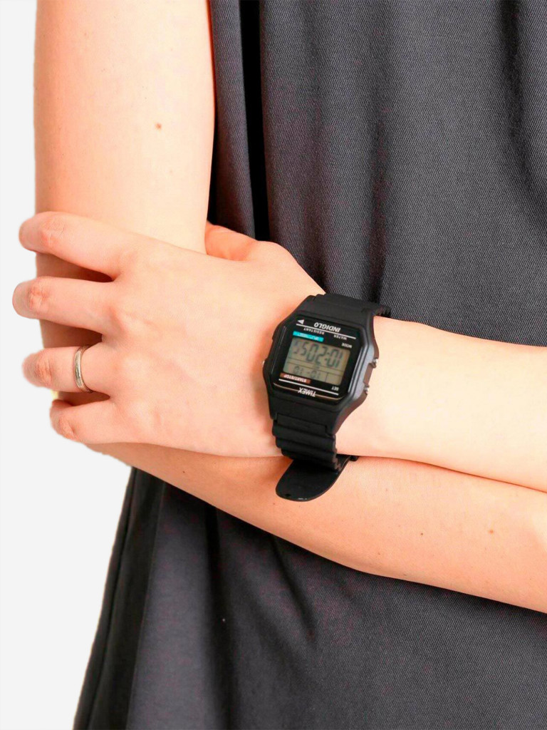 Спортивные часы TIMEX TW2U84000, Электронные, 34 мм, с подсветкой Indiglo