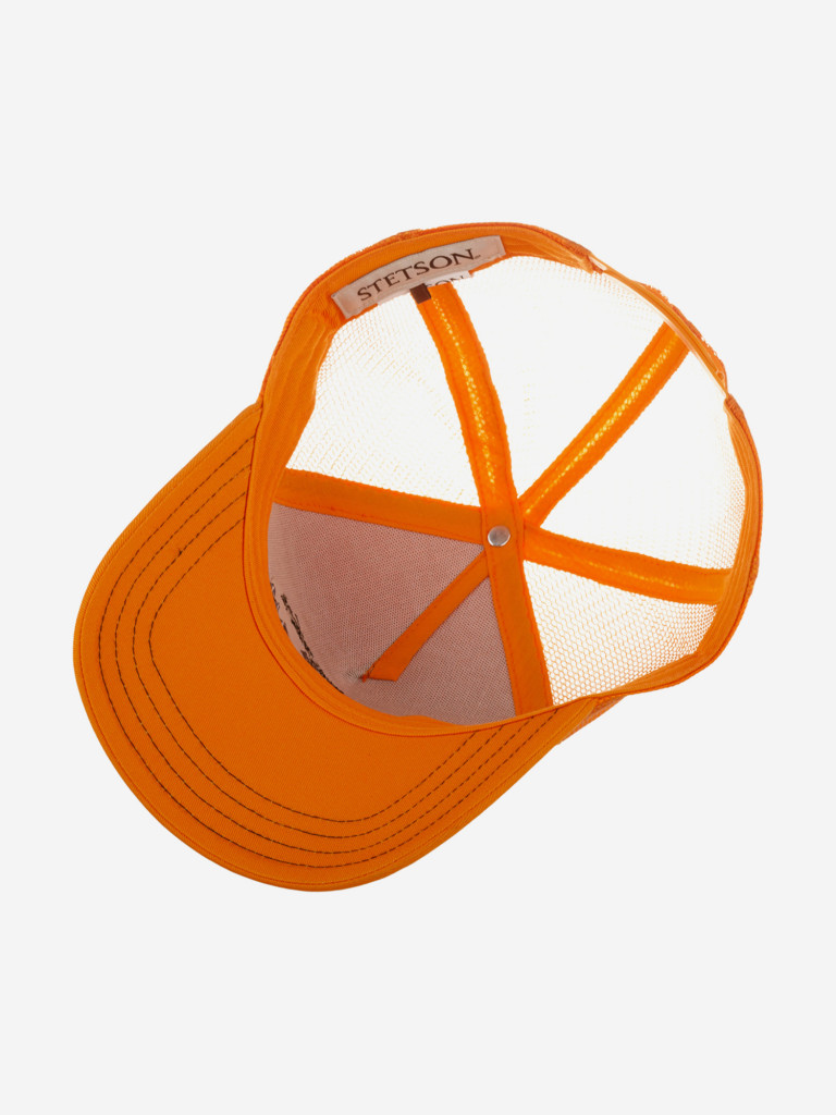 Бейсболка с сеточкой STETSON 7751171 TRUCKER CAP AMERICAN HERITAGE CLASSIC (оранжевый)