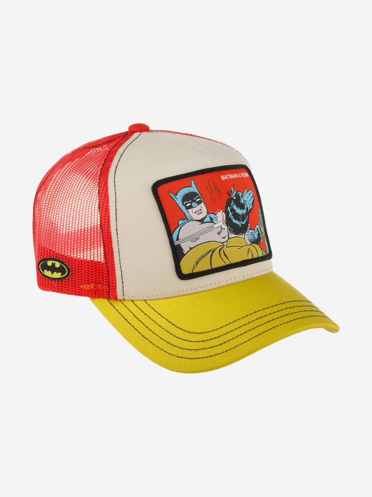 Бейсболка с сеточкой CAPSLAB CL/DC6/1/CT/MEM3 DC Comics Batman and Robin (желтый)