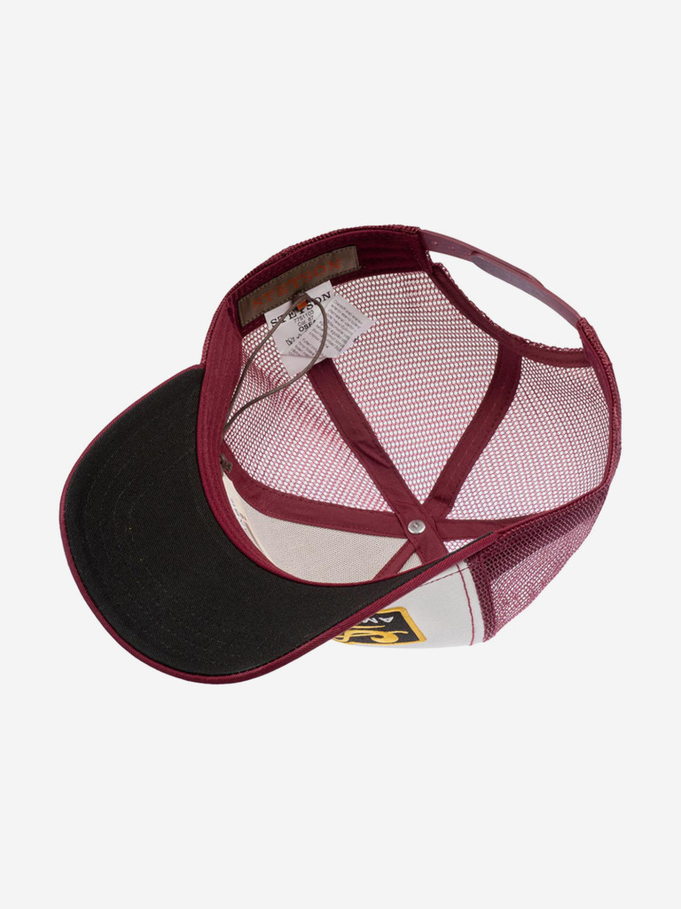 Бейсболка с сеточкой STETSON 7751103 TRUCKER CAP AMERICAN HERITAGE (малиновый)