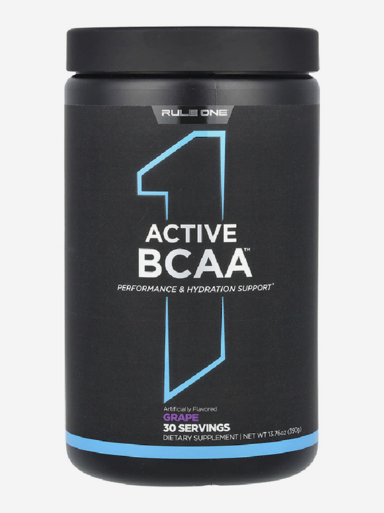 Аминокислоты Rule 1 Active BCAA , 390 г, Виноград