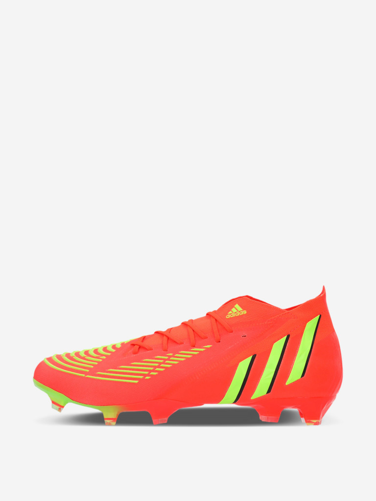 Бутсы мужские adidas Predator Edge.1 Fg красный/зеленый цвет — купить за  13999 руб. со скидкой 50 %, отзывы в интернет-магазине Спортмастер