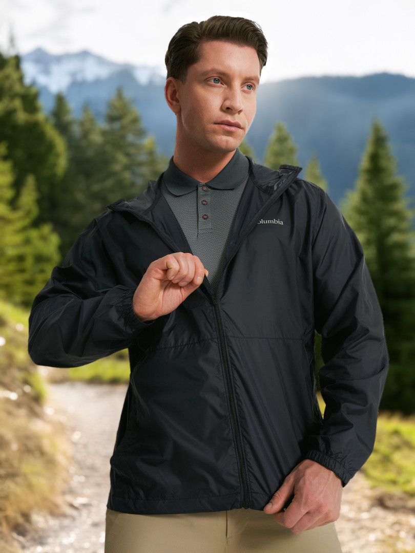 Ветровка мужская Columbia Flashback II Windbreaker, Черный
