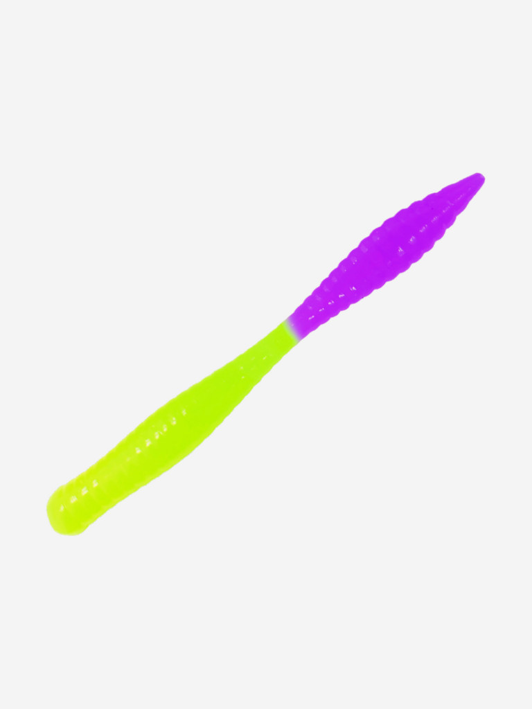 Силикон TROUT LURE (SANSAN) в банке, BEAVER 77, СЫР,COL. 29 (Lemon-Purple), (10шт)