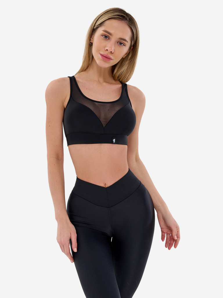 Спортивный топ бра Bona Fide Gemini Top "Black"