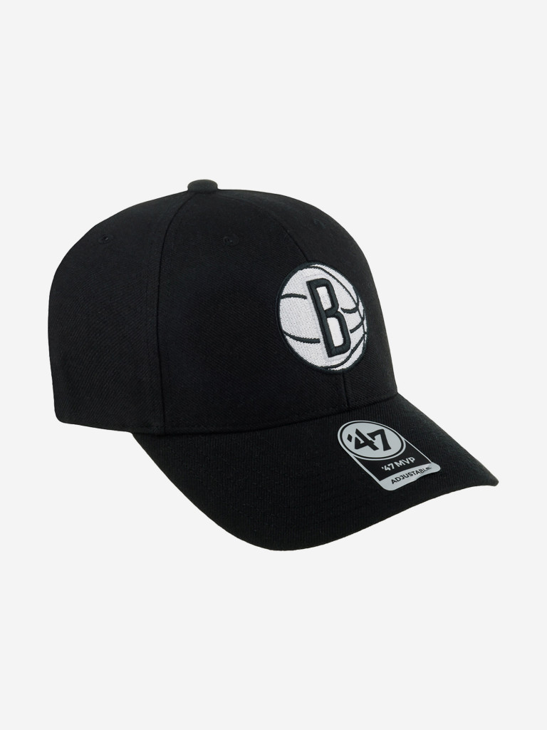 Бейсболка 47 BRAND K-MVP15WBV-BKB Brooklyn Nets NBA (черный)