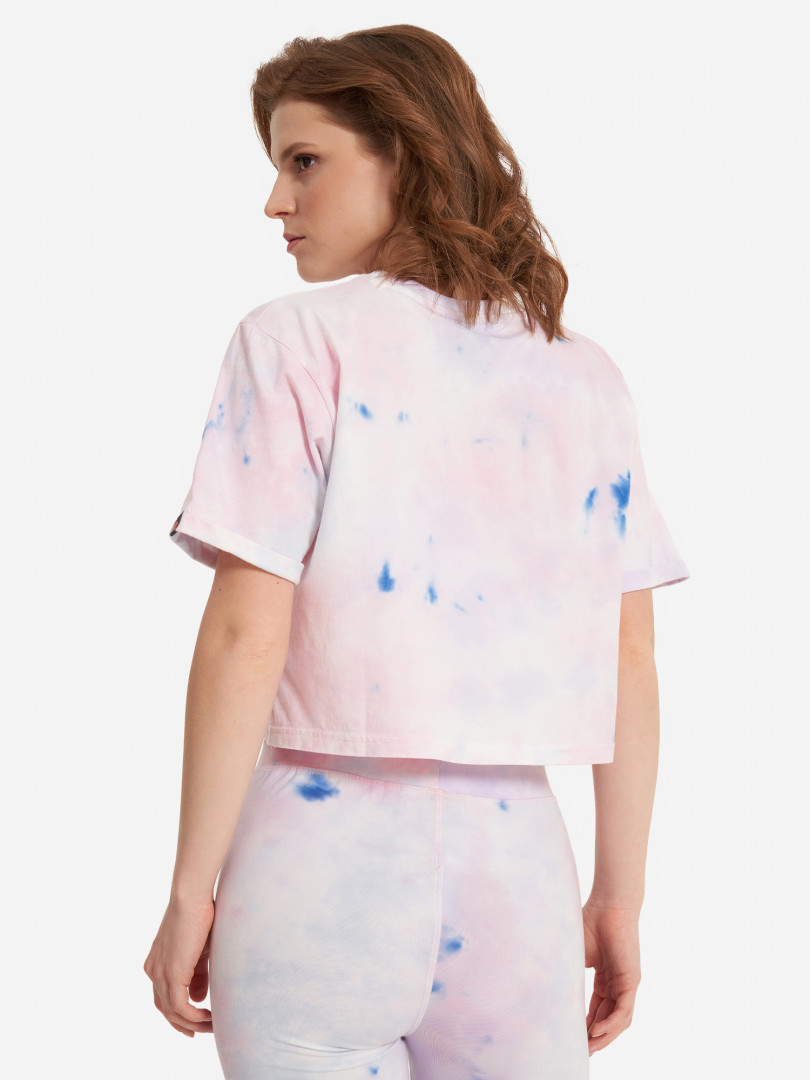 фото Футболка женская ellesse alberta tie dye, розовый