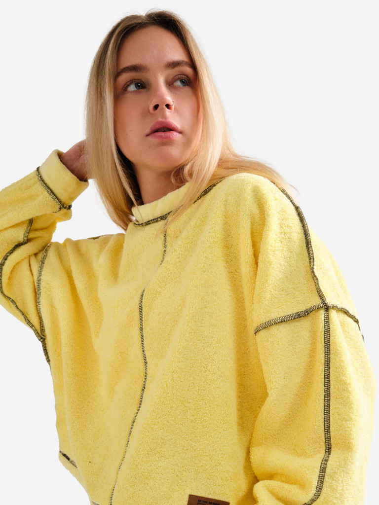 Кроп-свитшот женский YellowGlow BESRF