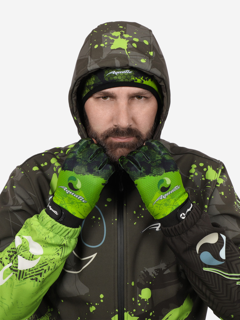 Шапка теплая softshell с флисом Aquatic Шф-11