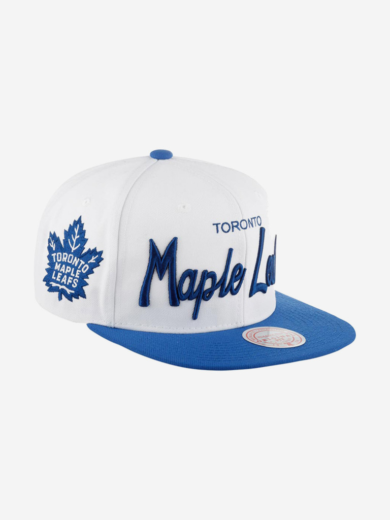 Бейсболка с прямым козырьком MITCHELL NESS 6HSSSH22086-TMLWHIT Toronto Maple Leafs NHL (белый)