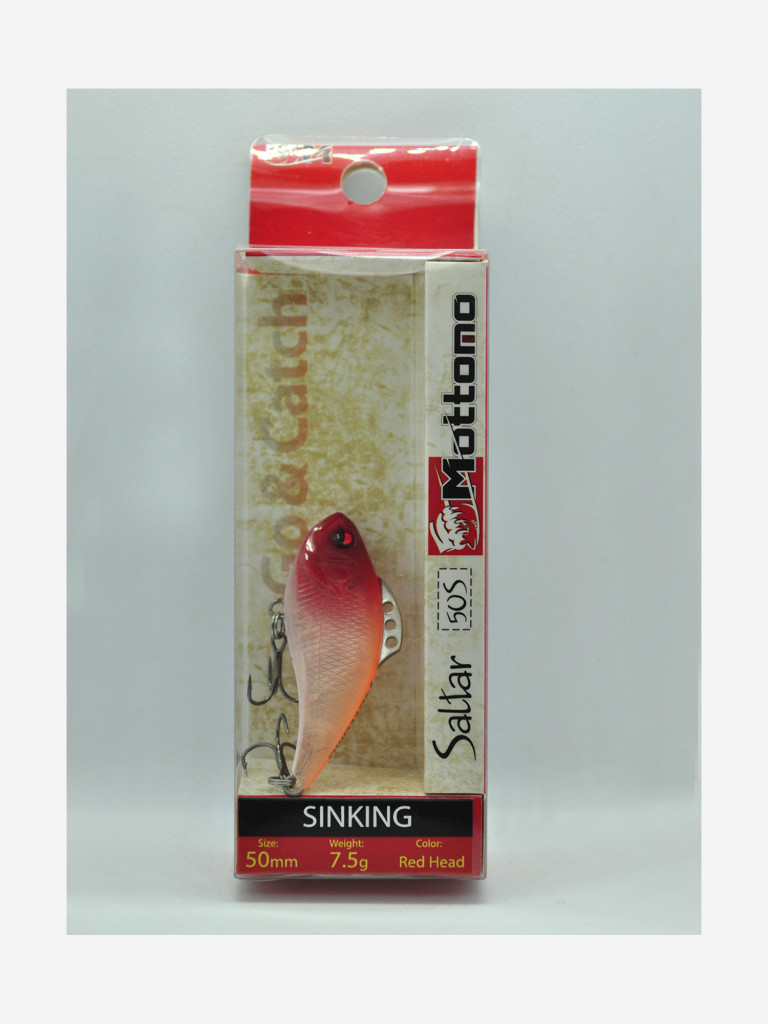 Воблер Mottomo Saltar 50S 7.5g Red Head