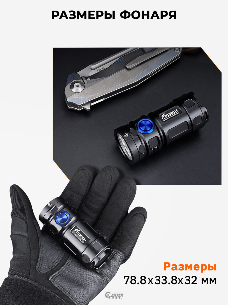 Фонарь FiTorch P25GT универсальный компактный (USB зарядка, Power Bank)