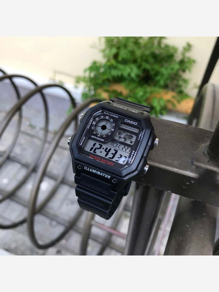 Спортивные часы CASIO ILLUMINATOR AE-1200WH-1A