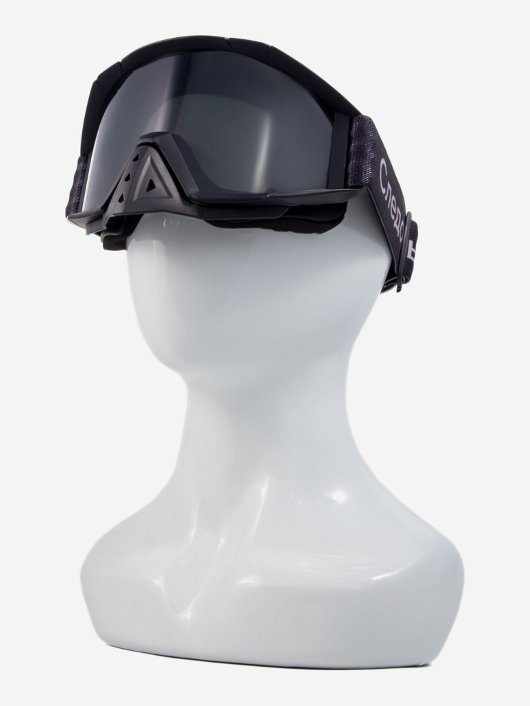 Маска мотоциклетная/снегоходная СЛЕДОПЫТ М10, линза grey