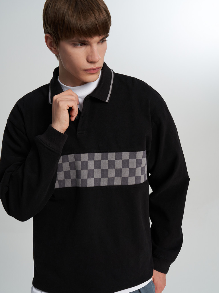 Лонгслив мужской Vans Medford Checkerboard LS