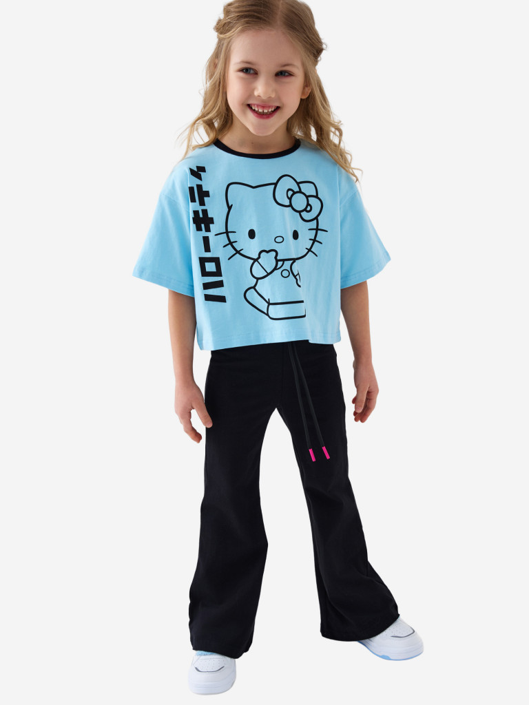 Брюки для девочек, 2 пары в комплекте PlayToday