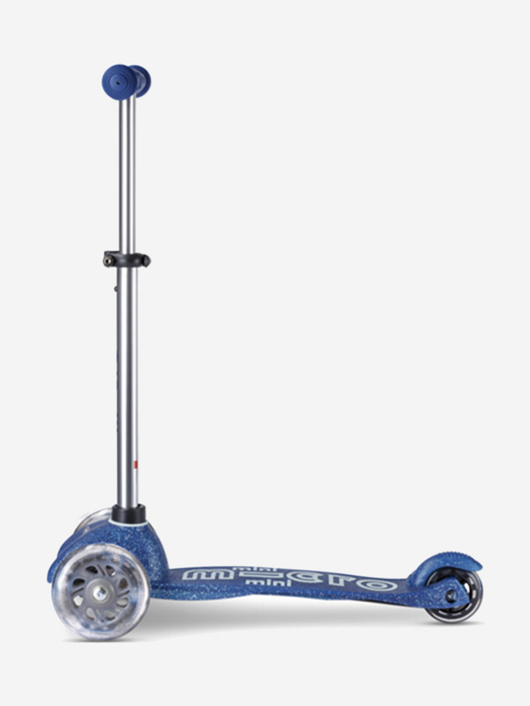 Самокат Micro Mini Deluxe Блестящий (Галактика) Led Синий 2026
