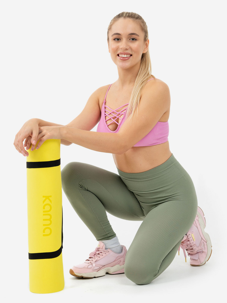 Коврик для йоги и фитнеса Kama, TPE