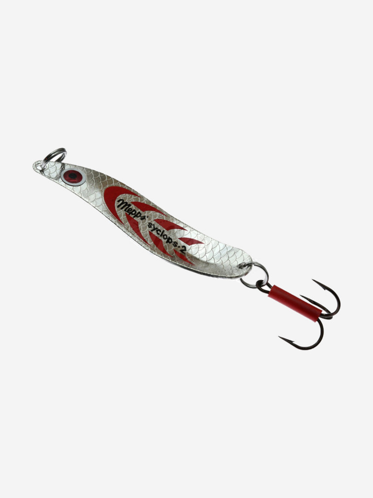 Блесна колебалка для рыбалки Mepps SYCLOPS, 2, SILVER/Red, 1 штука