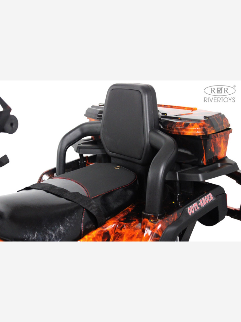 Детский электроквадроцикл RIVERTOYS Z111ZZ огненный