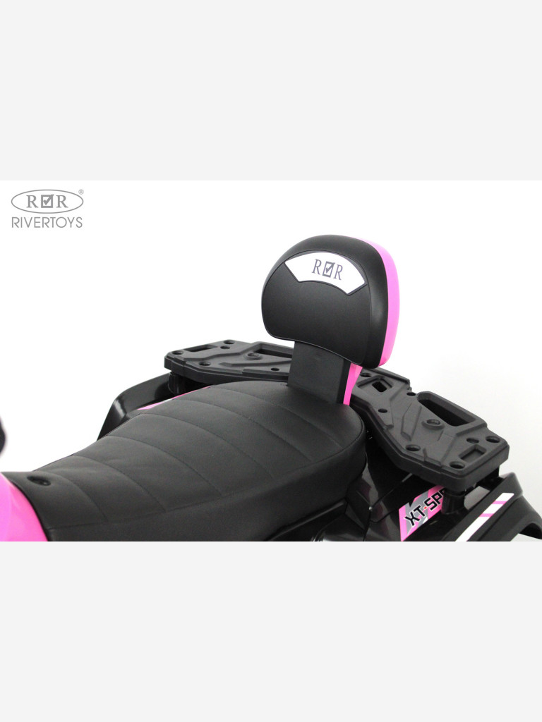 Детский электроквадроцикл RIVERTOYS T001TT 4WD розовый