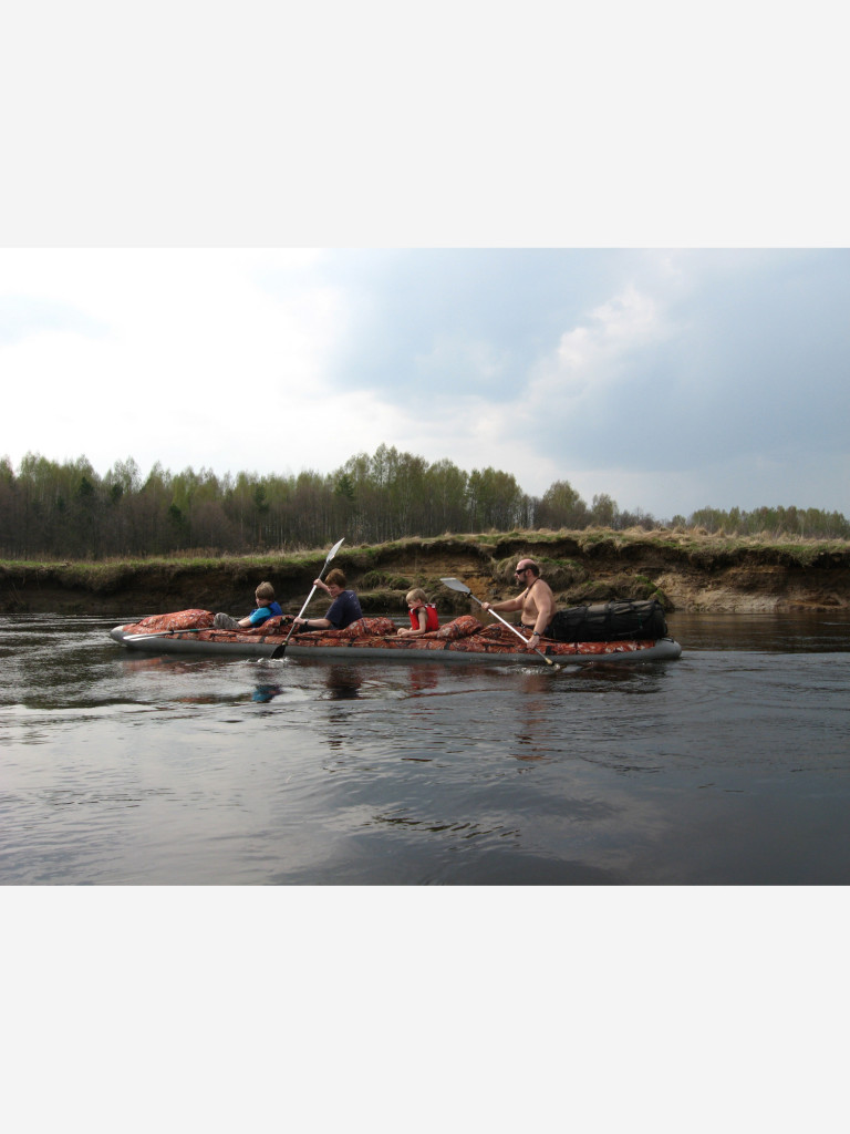 Байдарка Щ4, баллоны ПУ, цвет камуфляж