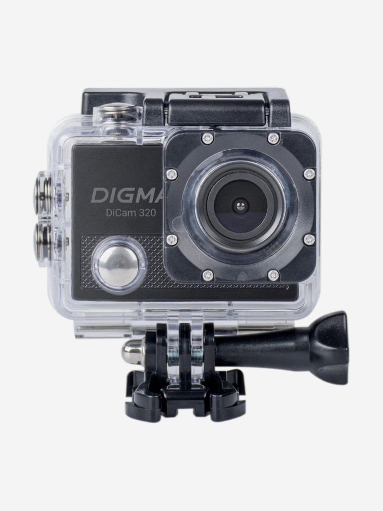 Экшн-камера Digma DiCam 320 4K, WiFi, черный, dc320