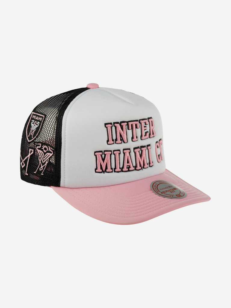 Бейсболка с сеточкой MITCHELL NESS HT8327-IMCWHIT Miami CF MLS (белый)