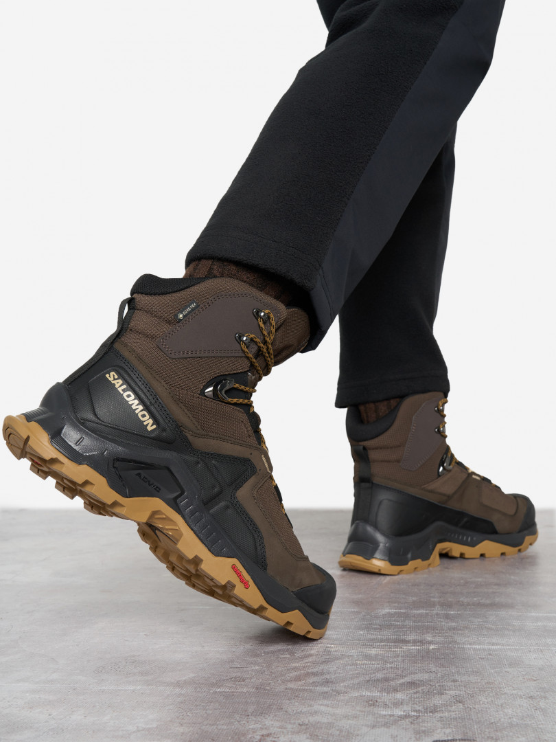 фото Ботинки мужские salomon quest element gtx, коричневый