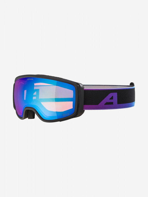 Горнолыжные очки Alpina Bivio Q-Lite Black-Oil Matt/Q-Lite Blue S2