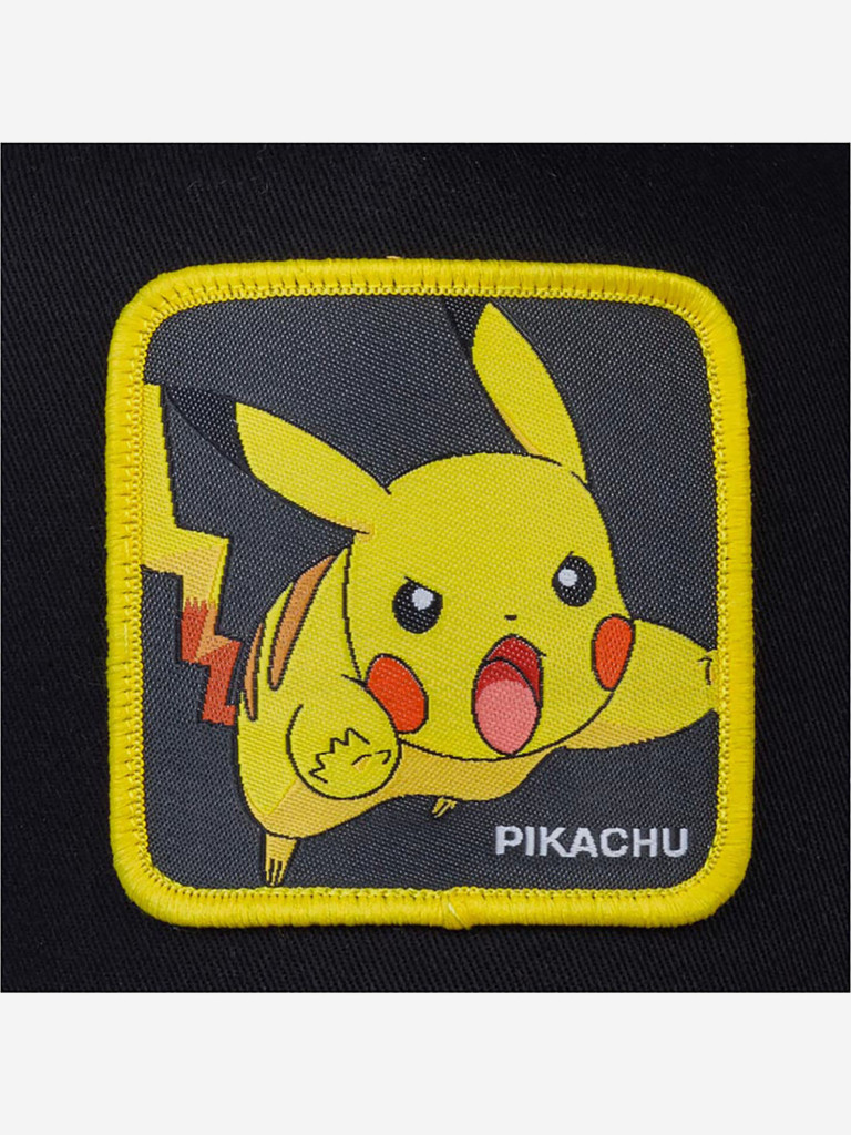 Бейсболка с сеточкой CAPSLAB CL/PKM2/1/PIK7 Pokemon Pikachu (черный)
