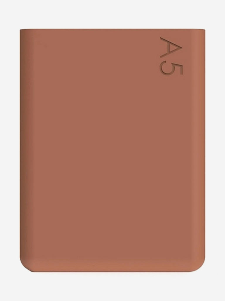 Бутылка с силиконовым чехлом Memobottle A5, коричневый