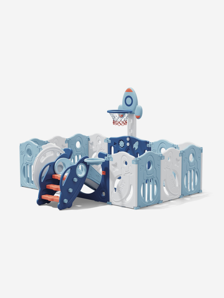 Манеж UNIX Kids SUPREME Space 160x160 Blue
