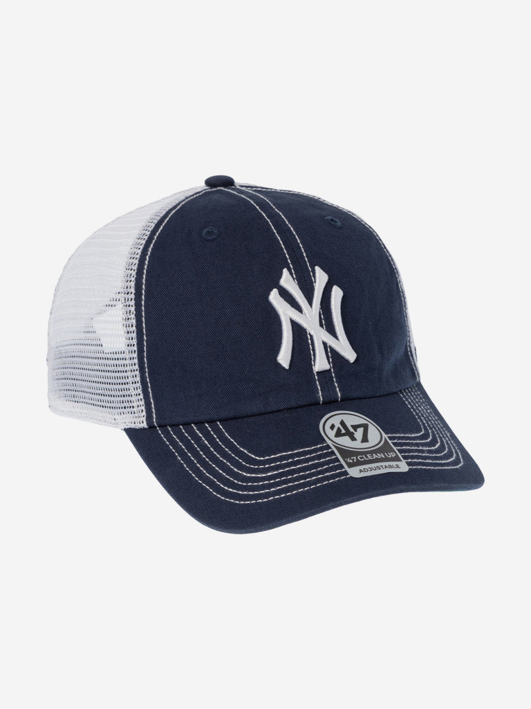Бейсболка с сеточкой 47 BRAND B-TRWLR17GWP-NYWH New York Yankees MLB